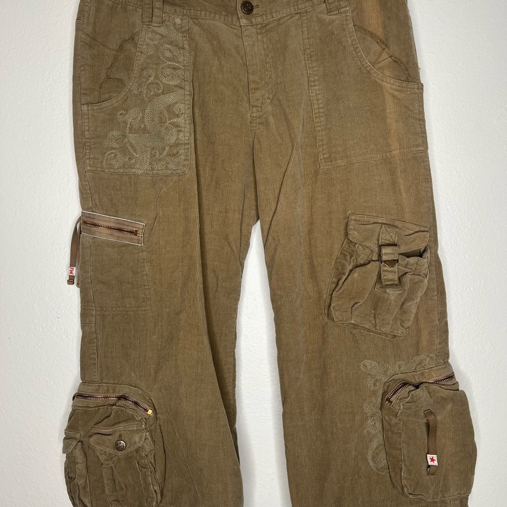 Vintage LA wide leg corduroy capris - Picture 7 of 9